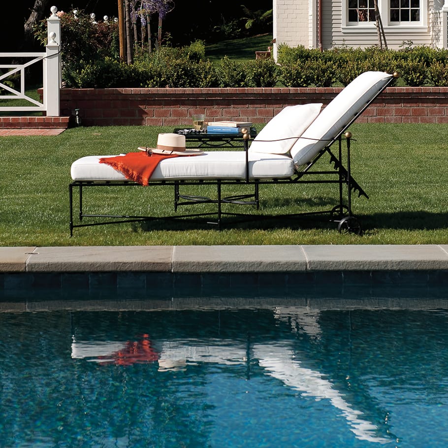 Садовая кровать из нержавеющей стали с подлокотниками JANUS et Cie ARCH-00149224 - Вид №1