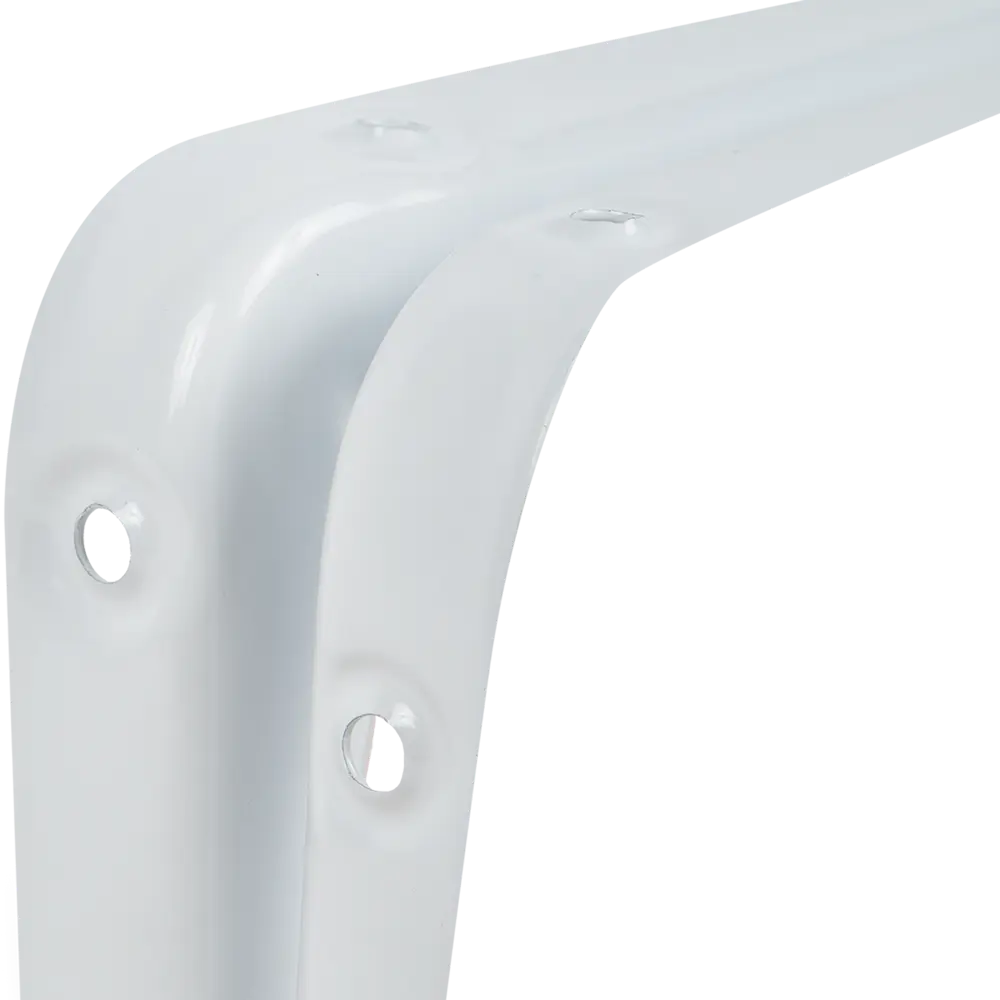 Кронштейн для полки Utility 12.5x15 см нагрузка до 10 кг металл цвет белый LARVIJ STLM-2105617 - Вид №2