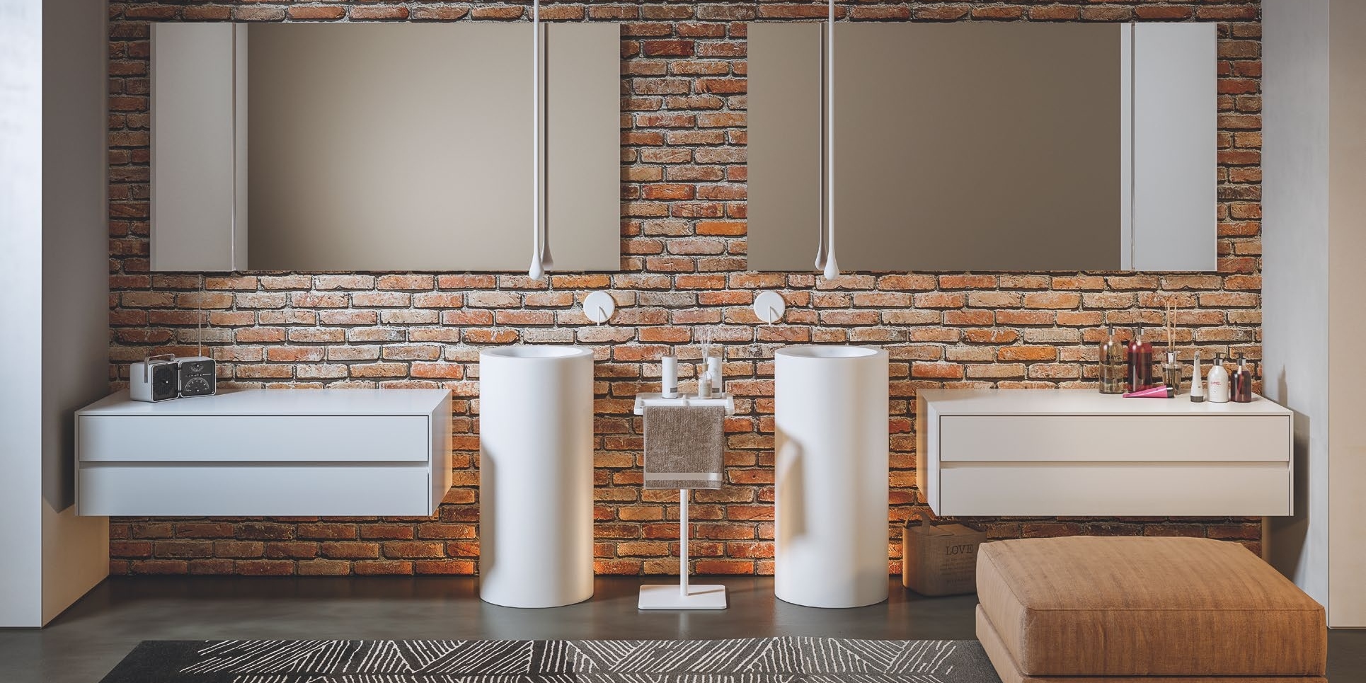 LAT030185 Накладная раковина на столешницу  круглая MOMA Design  - Вид №2