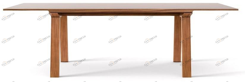 Punt Прямоугольный стол из массива дерева sun-id-1457409