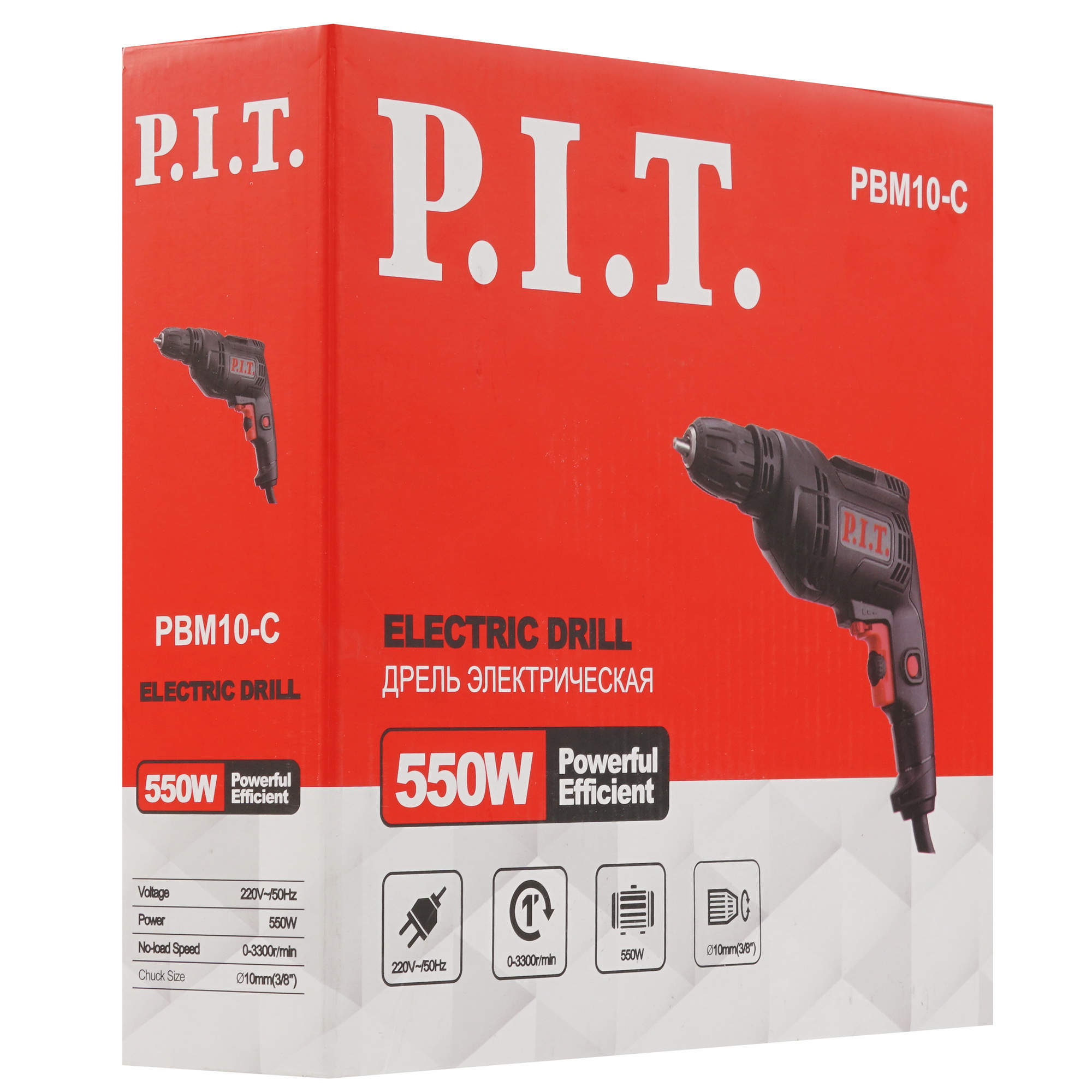 Дрель  P.I.T. PBM10-C 9086512 PIT STDN-0120354 - Вид №7