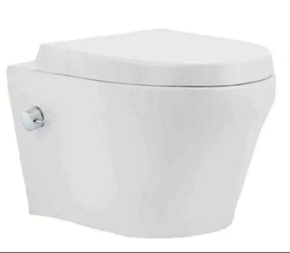 90659094 Унитаз подвесной Bewash 78343601 безободковый с сиденьем микролифт STLM-0326145