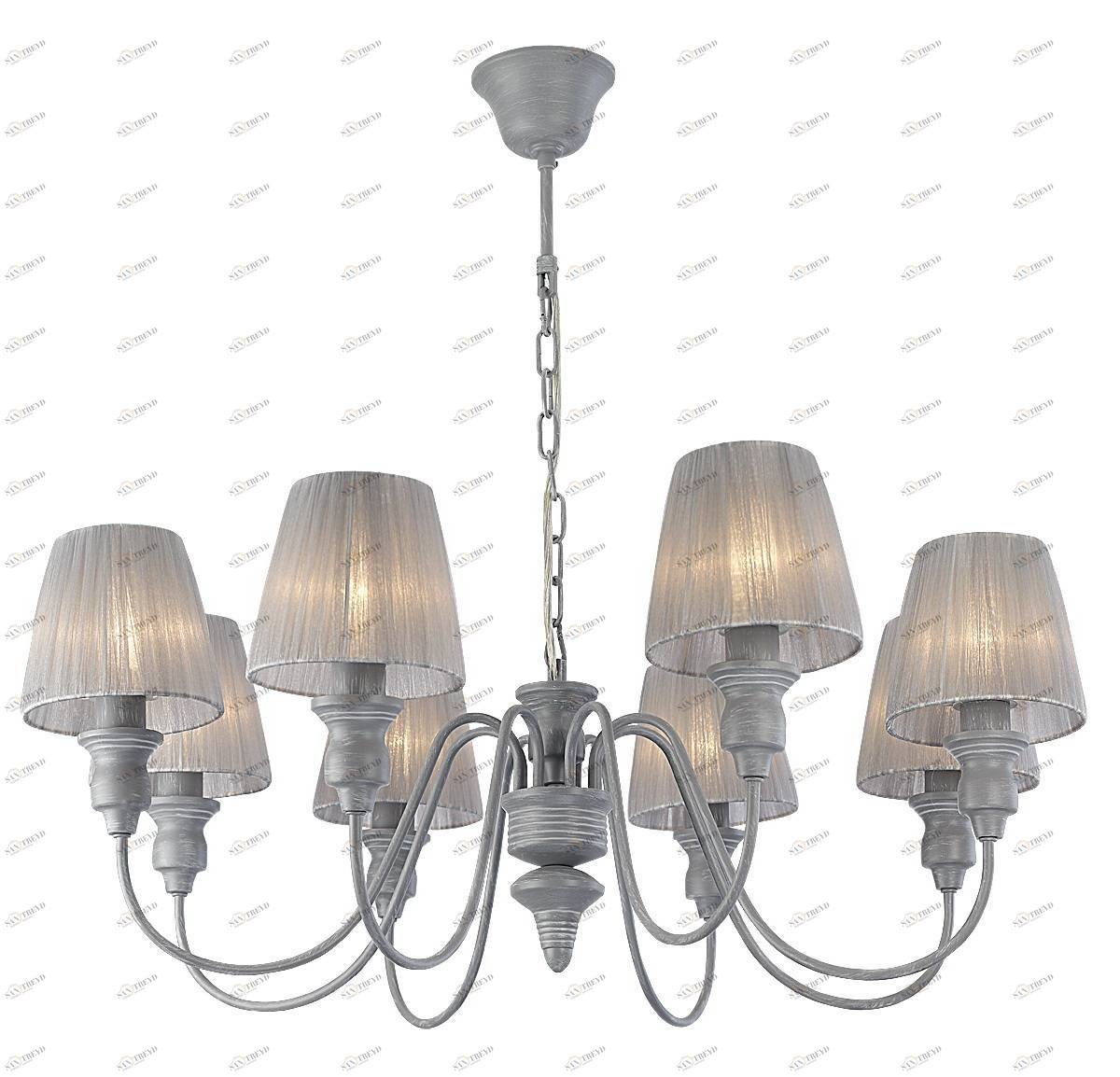 Люстра дизайнерская Flashed SUPERNW ДИЗАЙНЕРСКИЕ, MIRAGE 055943 Серый 