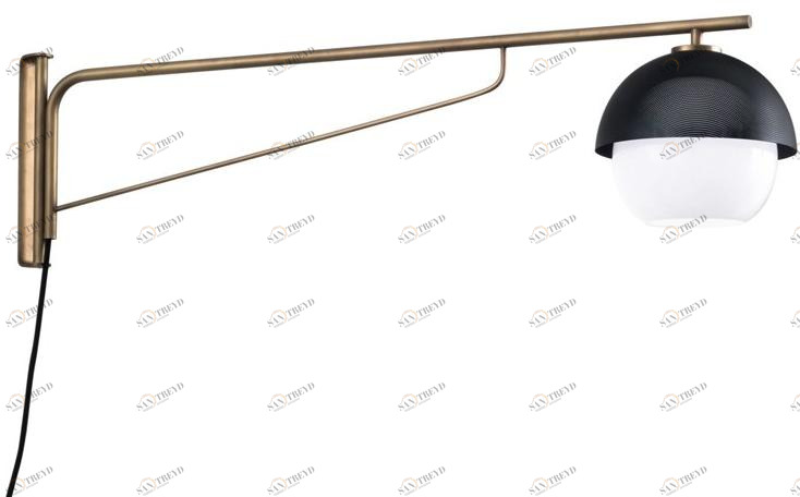 VeniceM Регулируемый настенный светильник из латуни с фиксированным кронштейном Urban sun-id-1401483