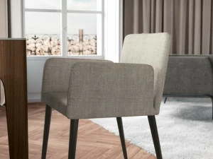 Febal Casa Стул из ткани с подлокотниками