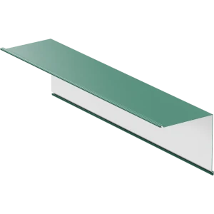 Планка угла внешнего 115x115x2000 мм 0.4 мм RAL 6005 зеленый