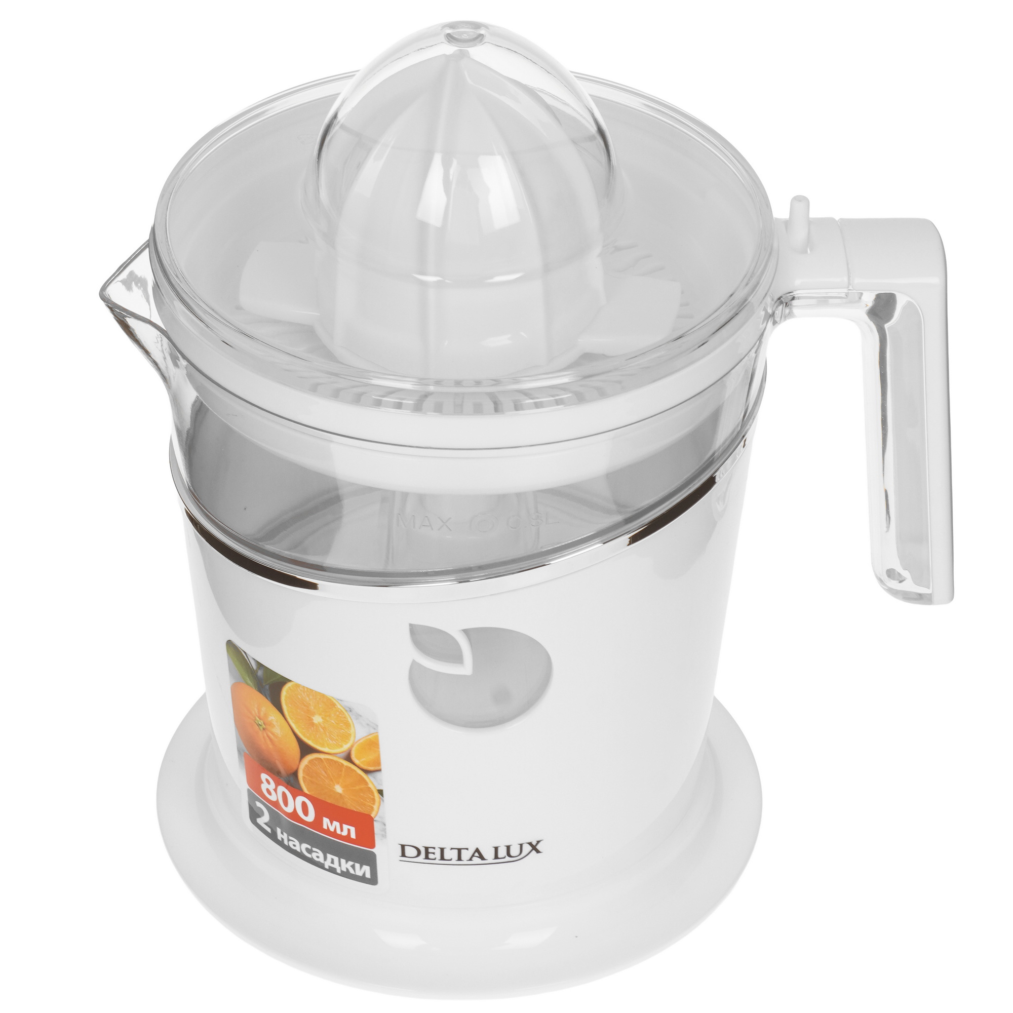 9233360 Соковыжималка электрическая DELTA LUX DE-2401 белый STDN-0143237