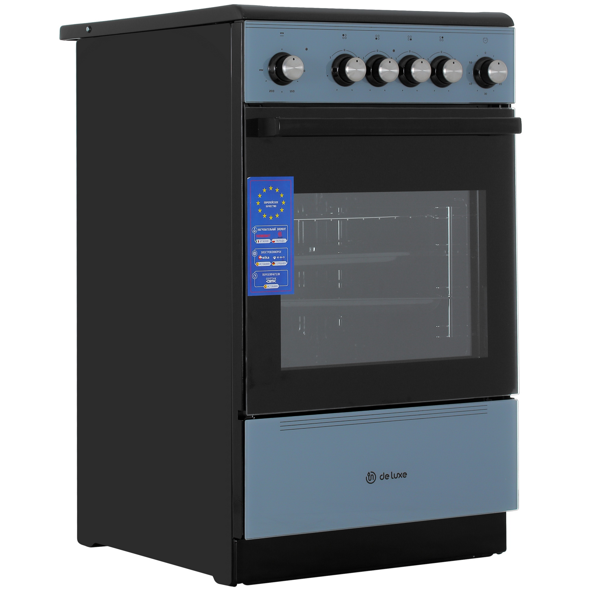 9983910 Электрическая плита De Luxe 506004.13эс-002 серый STDN-0110364 - Вид №1