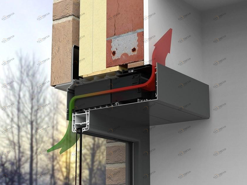 RENSON Система вентиляции для алюминиевых окон sun-id-1368090