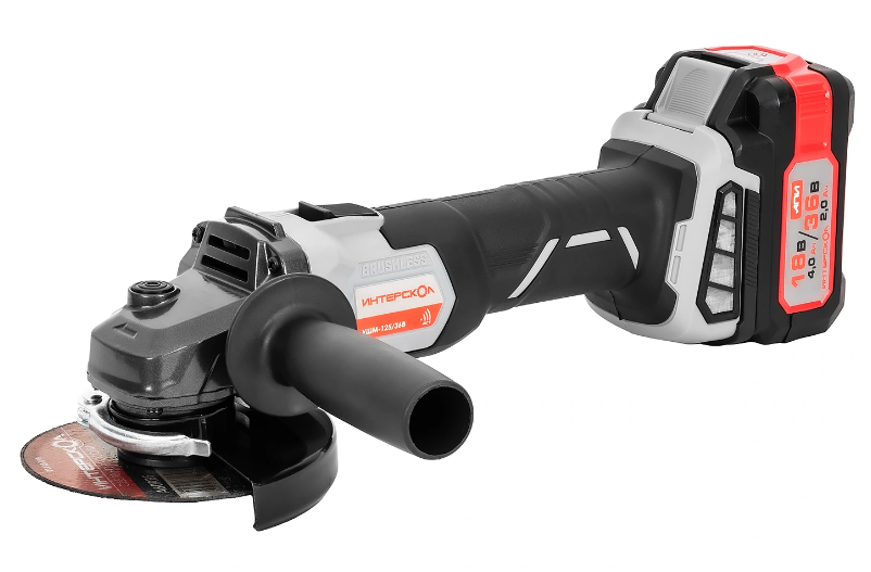 Углошлифовальная машина (УШМ) Интерскол УШМ-125/36В АПИ 18V 9150370 STDN-0035643