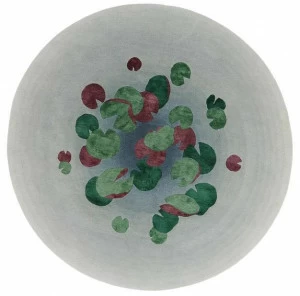 Deirdre Dyson Круглый шерстяной коврик ручной работы Vista