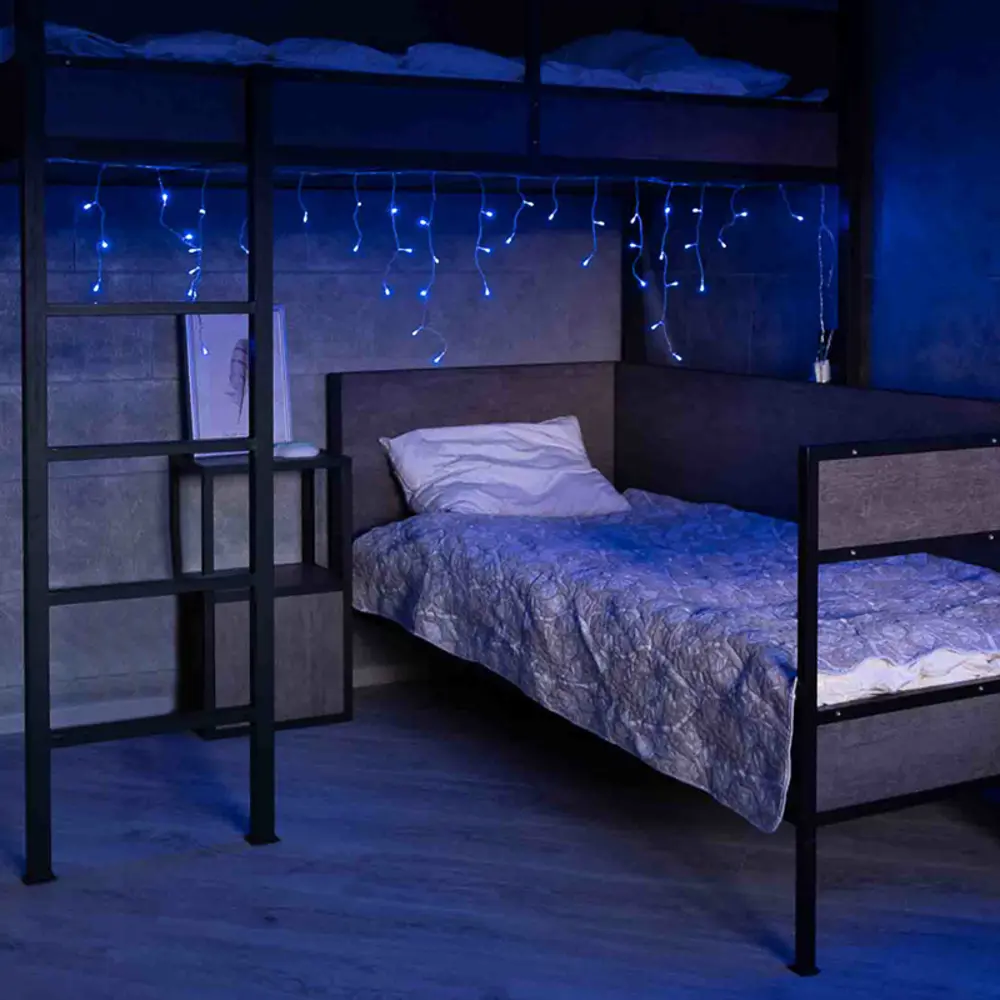82956763 Гирлянда светодиодная Айсикл 1.8x0.5 м 48 LED цвет синий STLM-1451229 Santreyd  - Вид №5