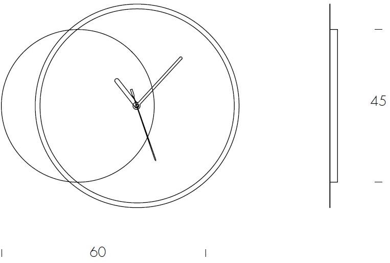 Tonin Casa Настенные деревянные часы  T7951  - Вид №4
