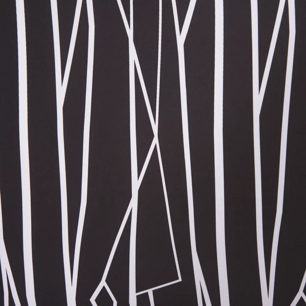 Штора на ленте «Геометрия» 140х260 см цвет чёрно-белый SEASONS STLM-2187962 - Вид №1