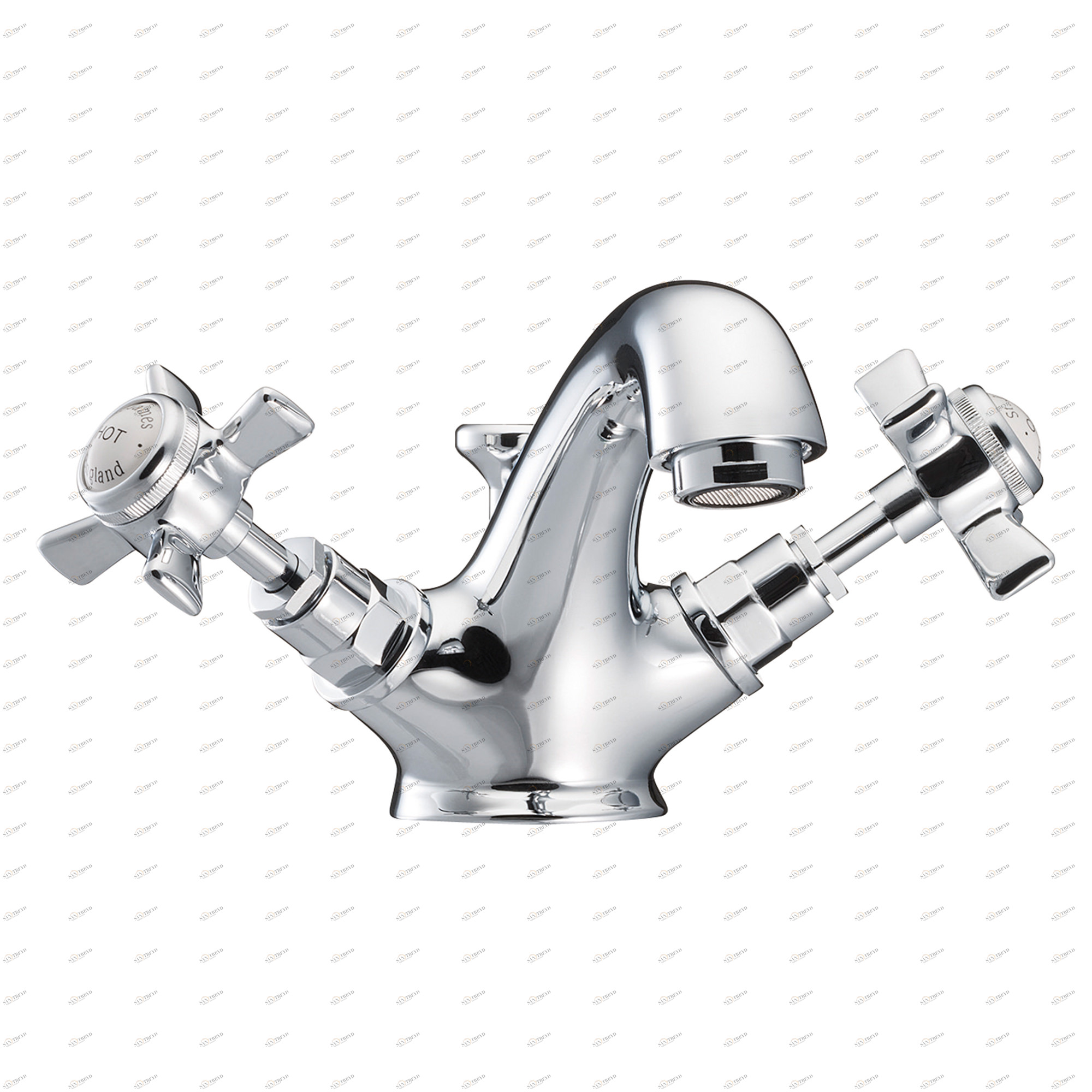 Traditional bathrooms АНГЛИЯ Смеситель для раковины на 1 отверстие Tb410p.414.bn 