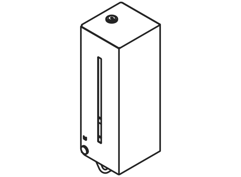 900.06.004XA Дозатор для жидкого мыла HEWI System 900 - Вид №3