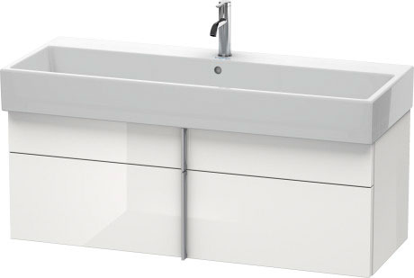 VA650906969 Тумбочка подвесная Vero Air #VA6509 1184 x 431 мм Орех брашированный (натуральный шпон) Duravit - Вид №2