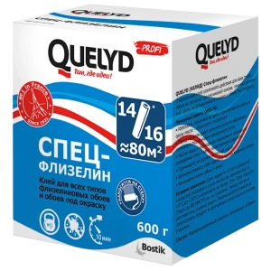 Клей для обоев Quelyd Спец-флизелин 0.6 кг