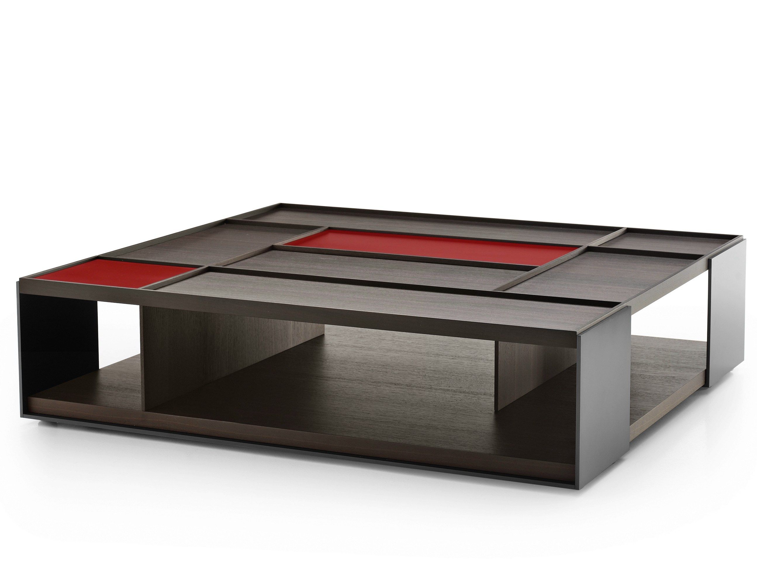 Деревянный прямоугольный низкий журнальный столик B&B Italia ARCH-00139830 - Вид №12