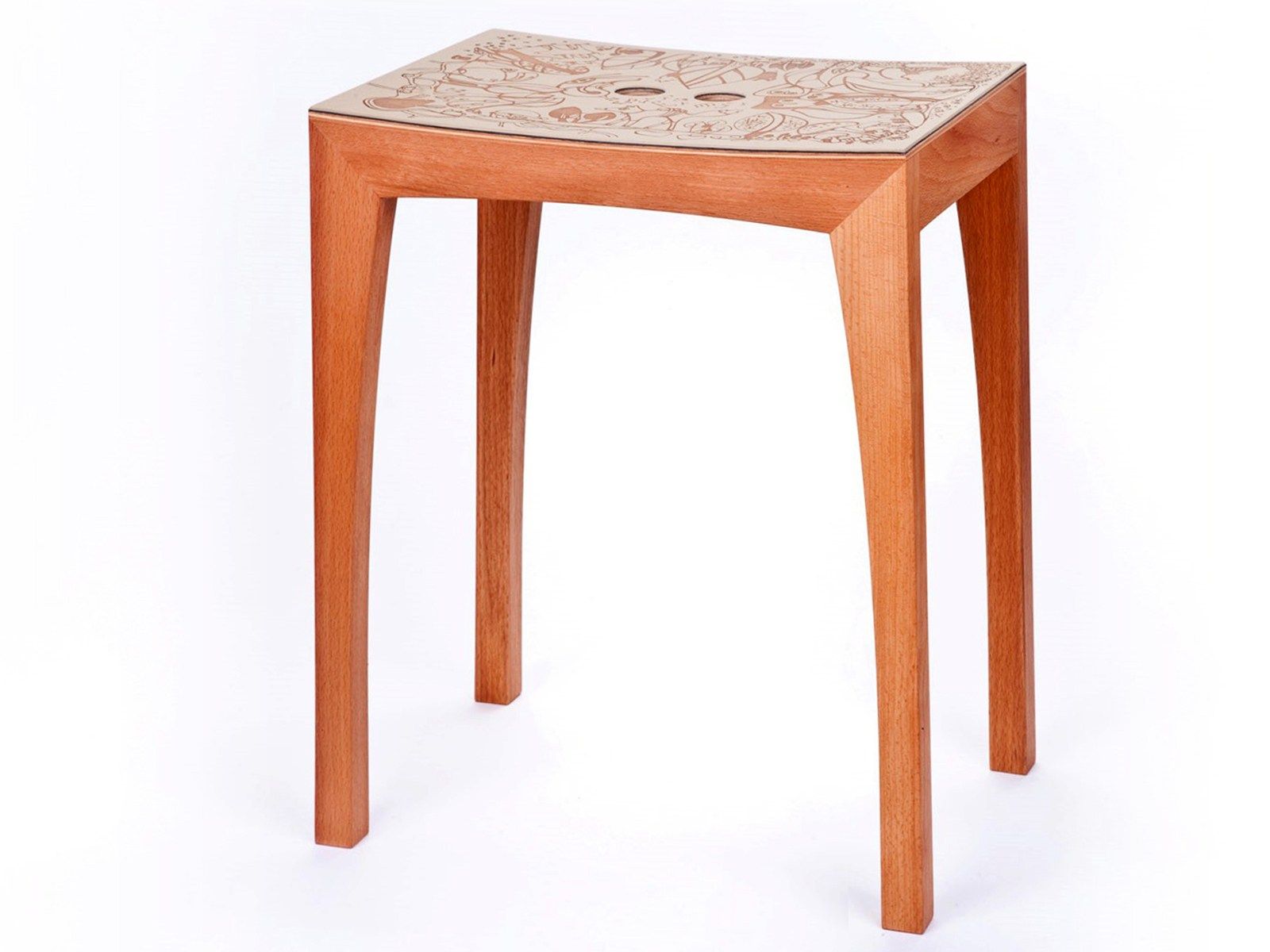 Деревянный низкий стул sixay furniture восемь ARCH-00027411 - Вид №6