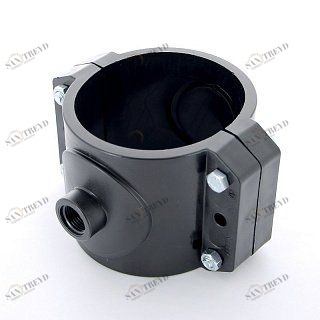 Врезка монтажная 110 x 1/2" ВР, 4 болта, для труб ПНД UNIDELTA 1019110002