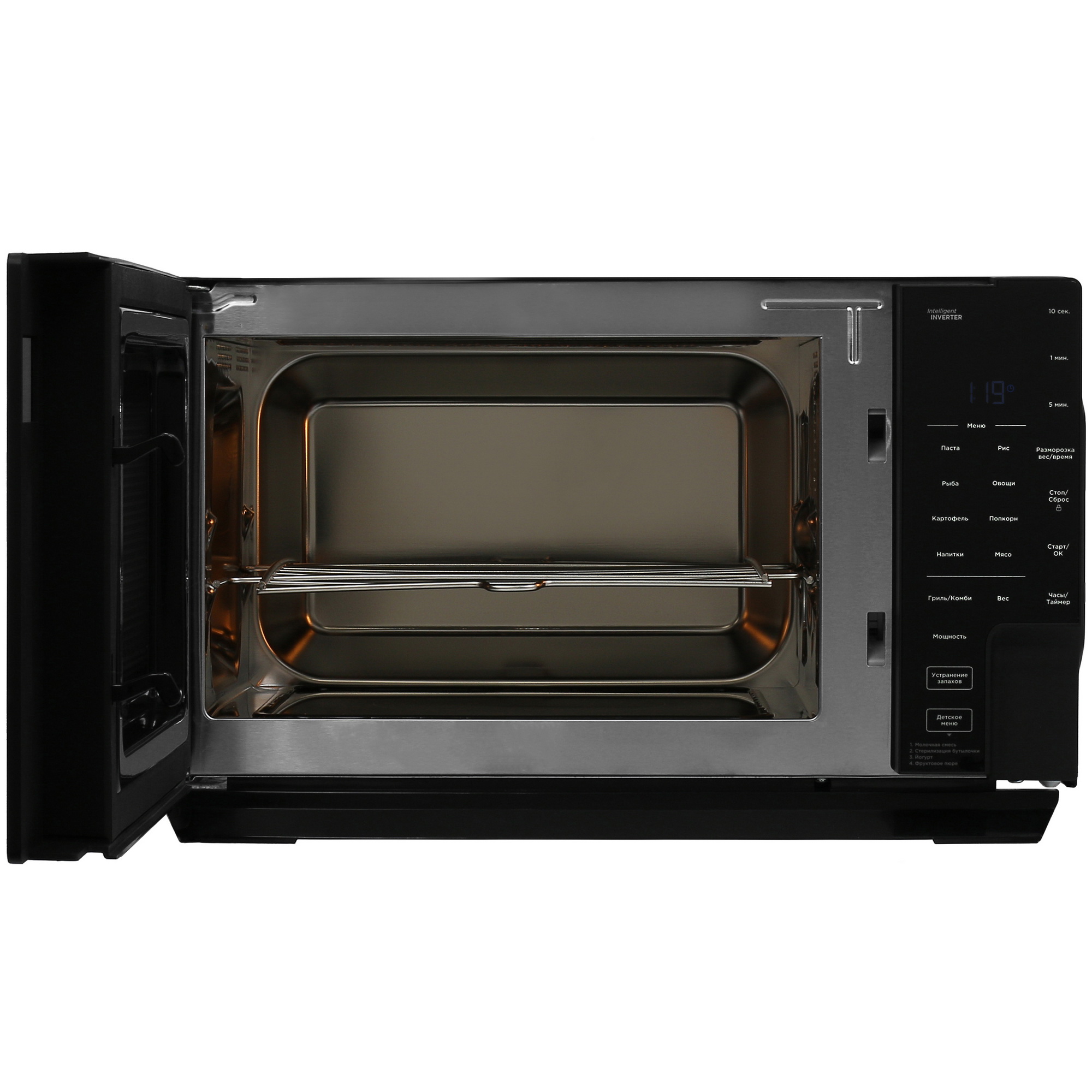 5426900 Микроволновая печь Eigen MW-FBE900I зеркальный, черный STDN-0129987 - Вид №6