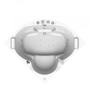 Гидромассаж "Релакс Chrome" на ванну Сорренто 130х130 (двигатель 750 Вт, джет Джереми - 5 шт.)