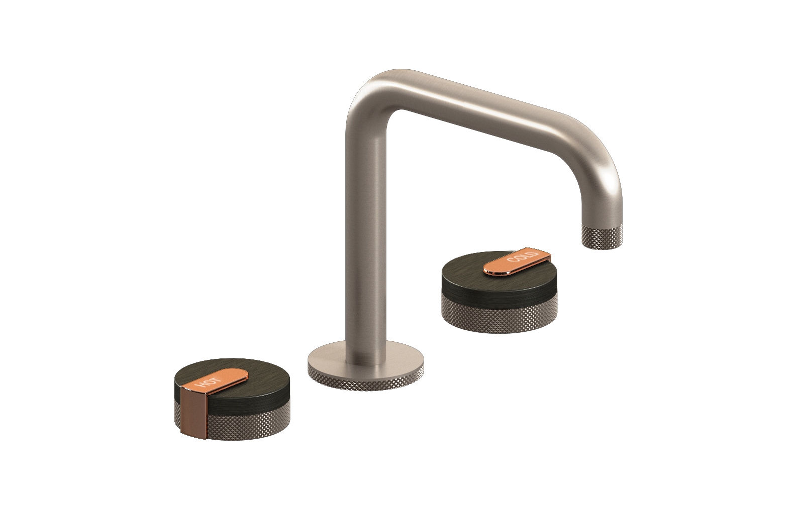 E-11511-R1BOX-L1RG-SN Смеситель для умывальника на 3 отвертия GRAFF MOD+