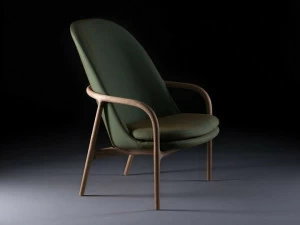 Artisan Кресло из ткани с высокой спинкой Neva