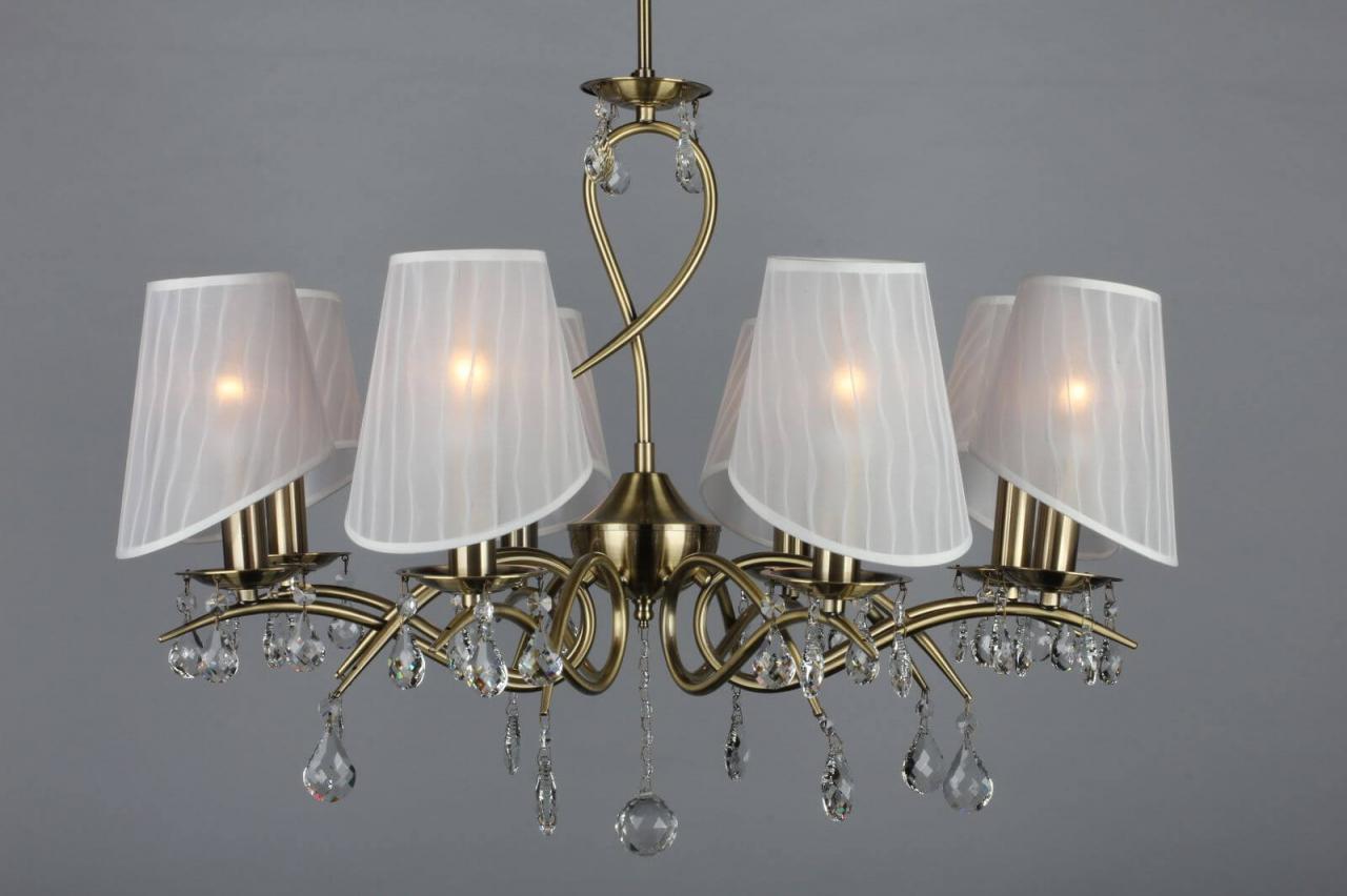 Подвесная люстра Omnilux OML-46203-08 OMNILUX OML-462 185856 Белый  - Вид №3