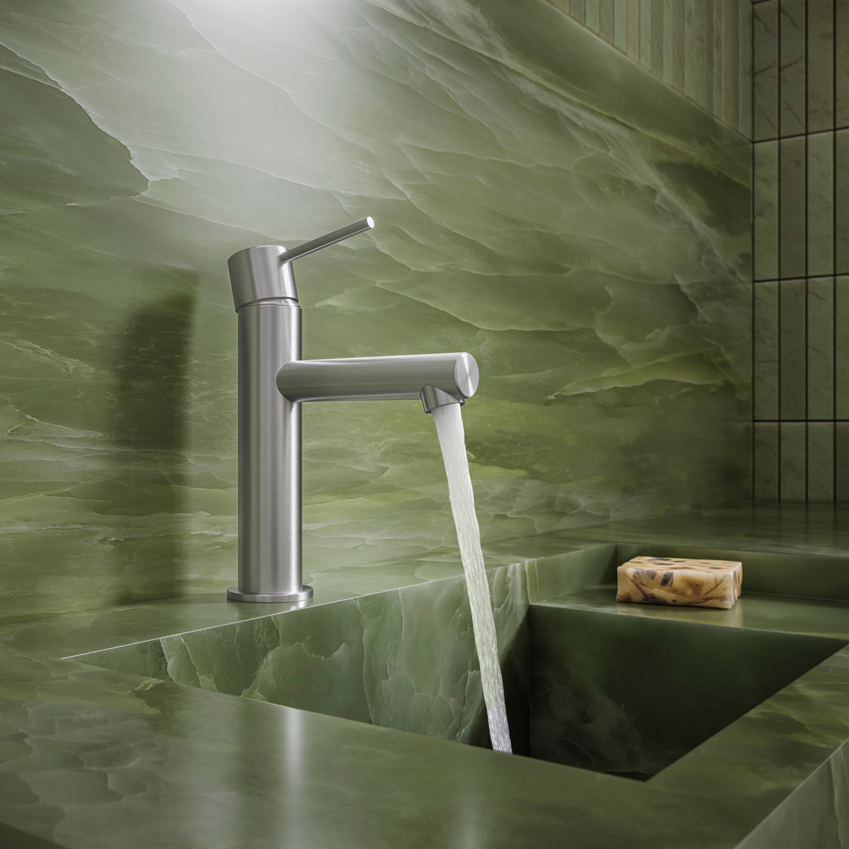 Однорычажный высокий смеситель для раковины KWC ONO E ARCH-00145691 - Вид №5