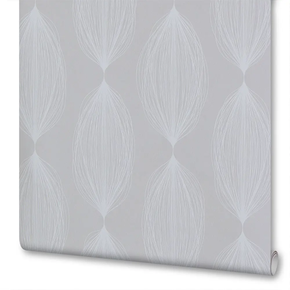 Обои бумажные Rasch Freja серые 0.53 м 200522 STLM-2083144