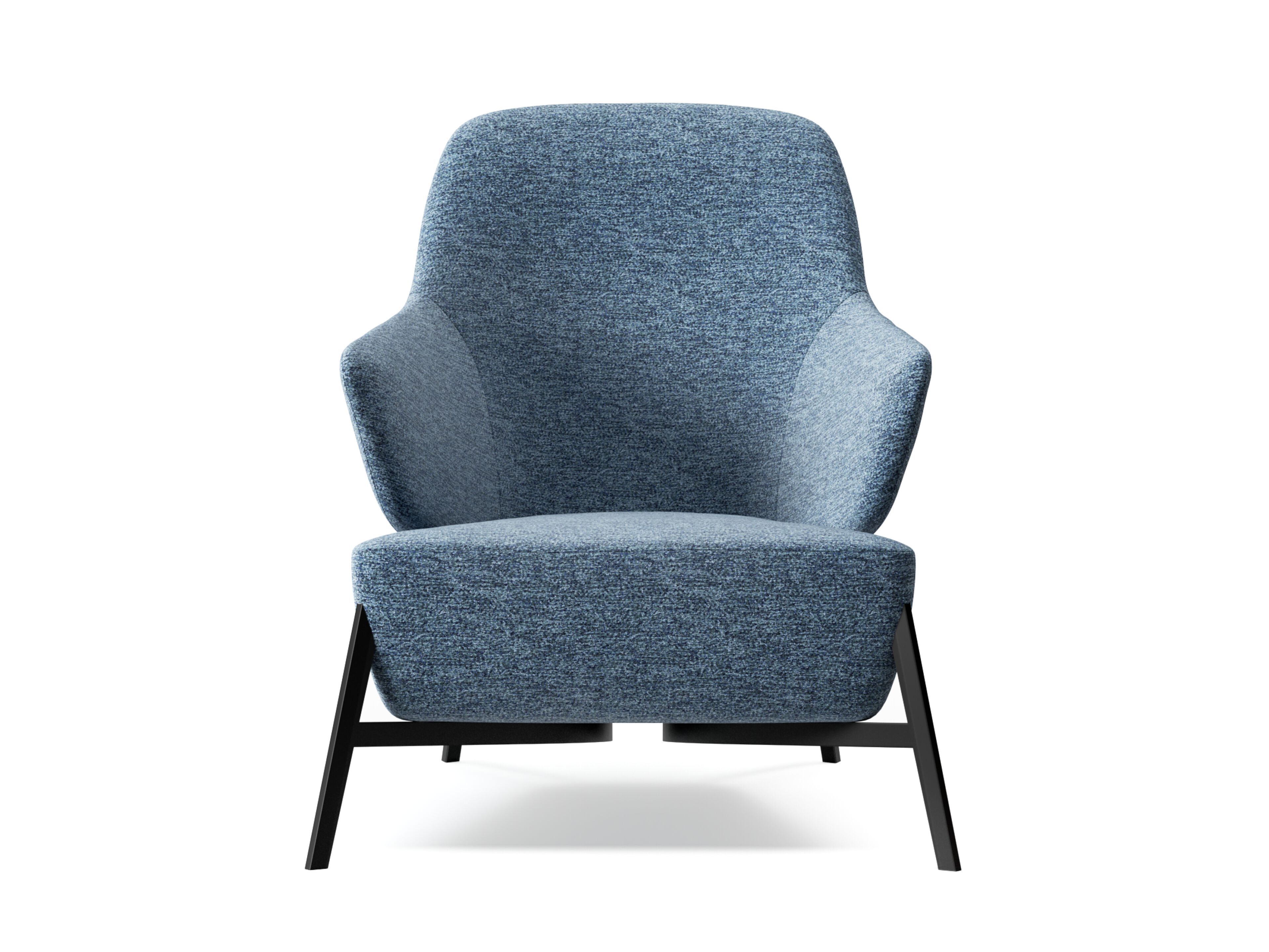 Тканевое кресло с подлокотниками и высокой спинкой Innova Imbottiti Арсенал ARCH-00056115 - Вид №1