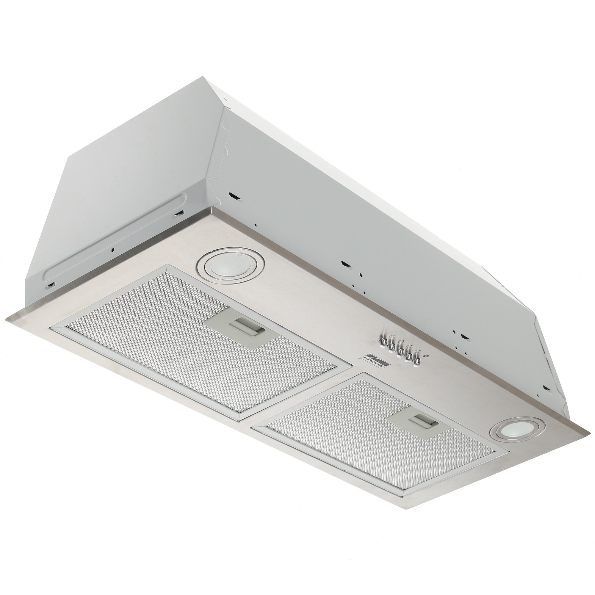 1222075 Вытяжка полновстраиваемая KRONA AMELI 900 inox PB серебристый STDN-0001559