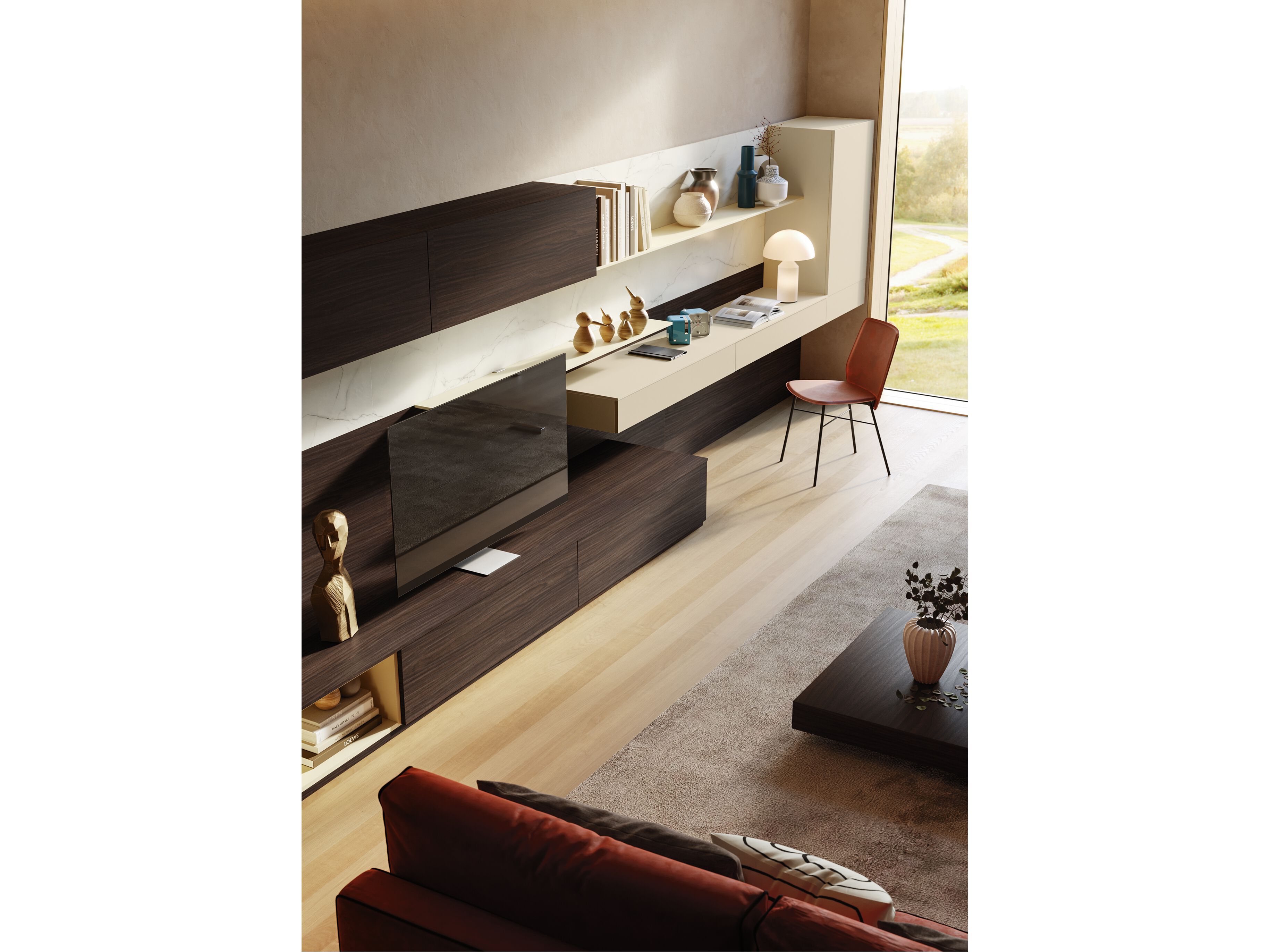 Оборудованная стена с письменным столом Giessegi день за днем ARCH-00129746 - Вид №3