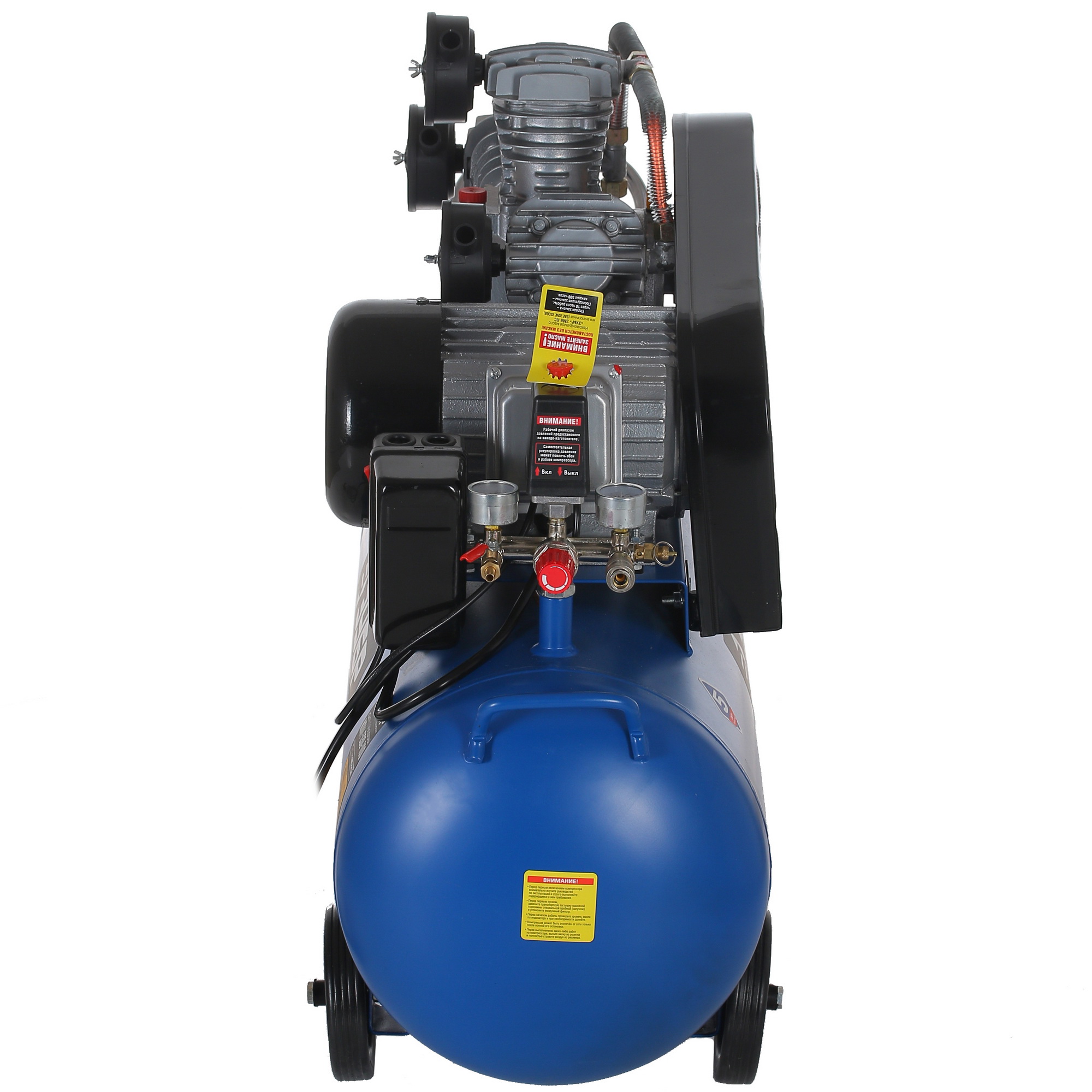 Компрессор поршневой масляный Зубр КПМ-530-100 5308101 STDN-0077336 - Вид №4