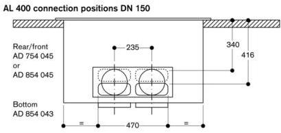 Gaggenau Съемный верхний колпак из нержавеющей стали Serie 400 Al400121 - Вид №6