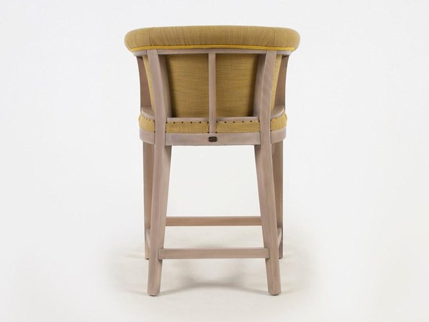 CREARTE COLLECTIONS Высокий табурет из ткани со спинкой и подставкой для ног  29  - Вид №4