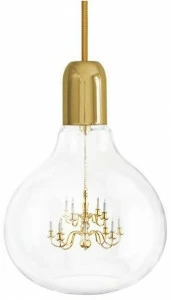 Mineheart Подвесной светильник из дутого стекла King edison