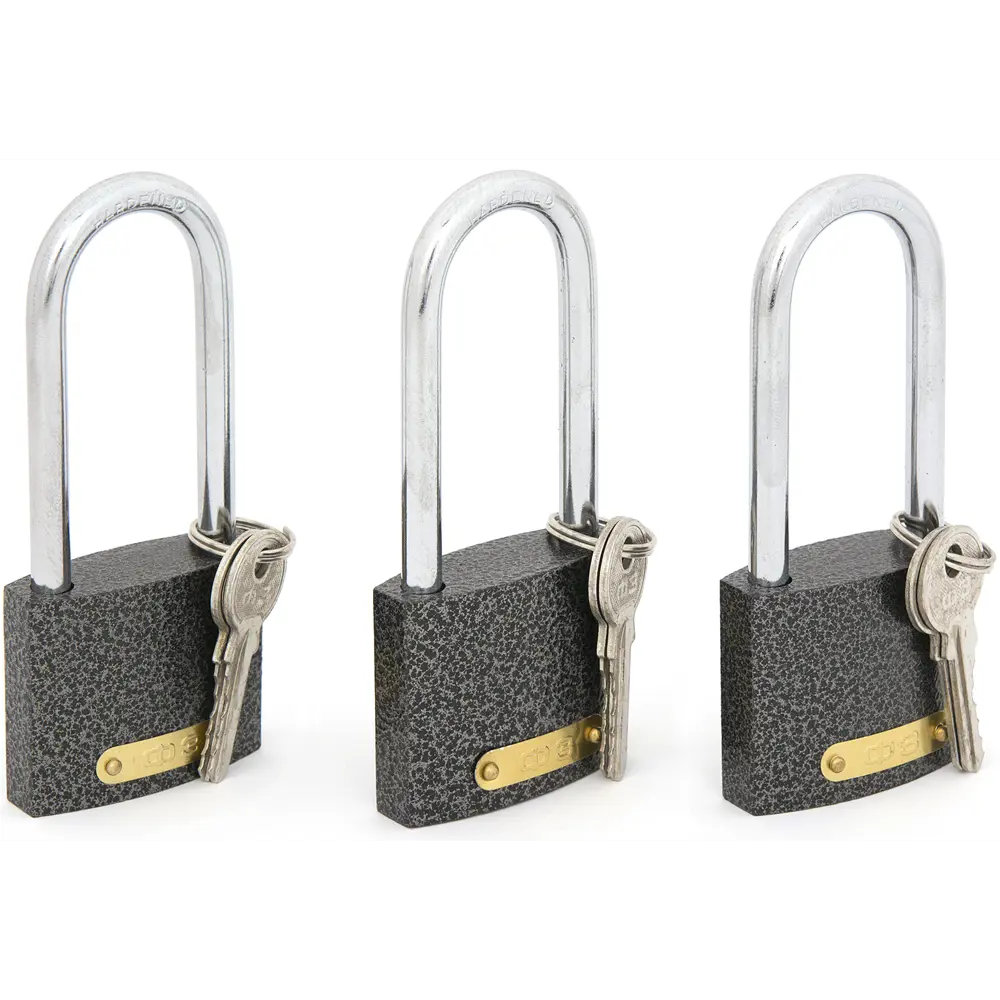 Набор навесных замков 303F-50L 3P6K 50x41 мм, чугун Santreyd STLM-2030484