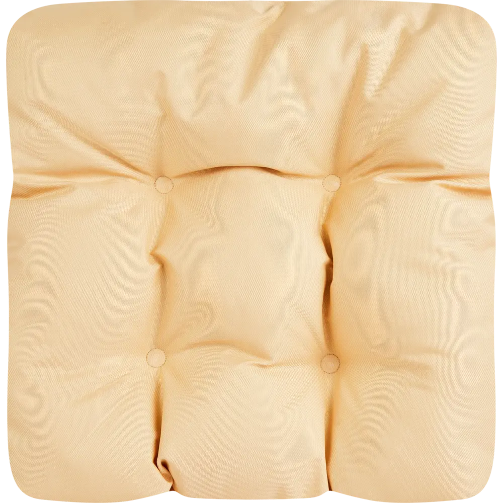 ТУБА-ДУБА Подушка декоративная для сидений 50x50 см кремовая 86578763