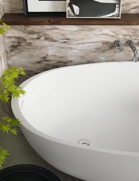 Corian® Design Отдельностоящая овальная ванна из Corian®  8430  - Вид №3