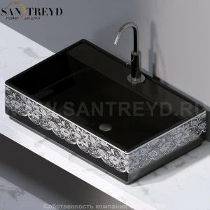 L621461 Накладная раковина на столешницу  прямоугольная A. e T. Italia Fly