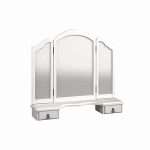 Зеркало-трельяж настольное белое с ящиками Aletan АЛЕТАН ALETAN - PROVENCE 177768 Белый