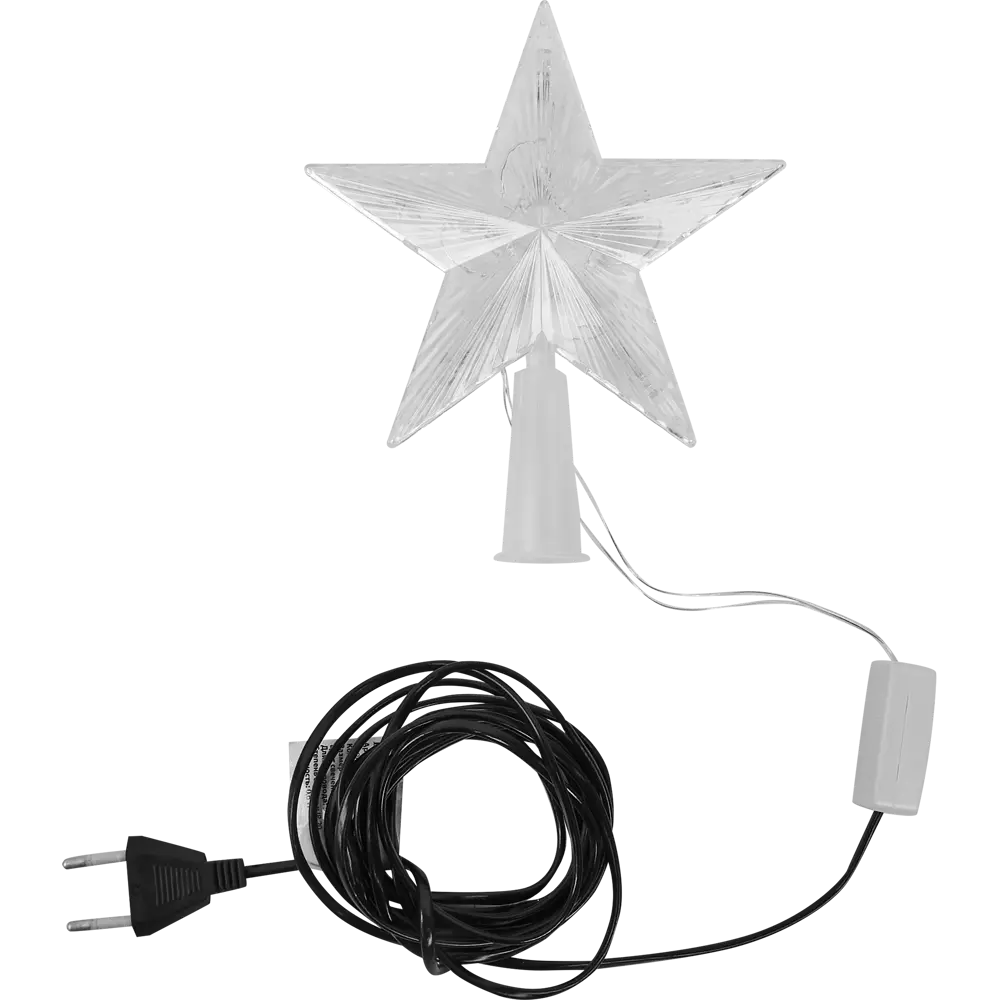 Верхушка на ёлку Balance Звезда h15 белая ПВХ STLM-2203284 - Вид №6