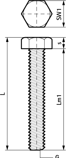 6148025 Монтажный элемент BIS Болты шестигранные нерж WALRAVEN  - Вид №1