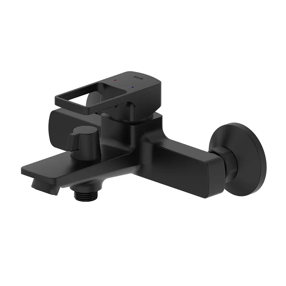 Смеситель для ванны Iddis Frame FRABL00i02WA однорычажный цвет черный STLM-2155981