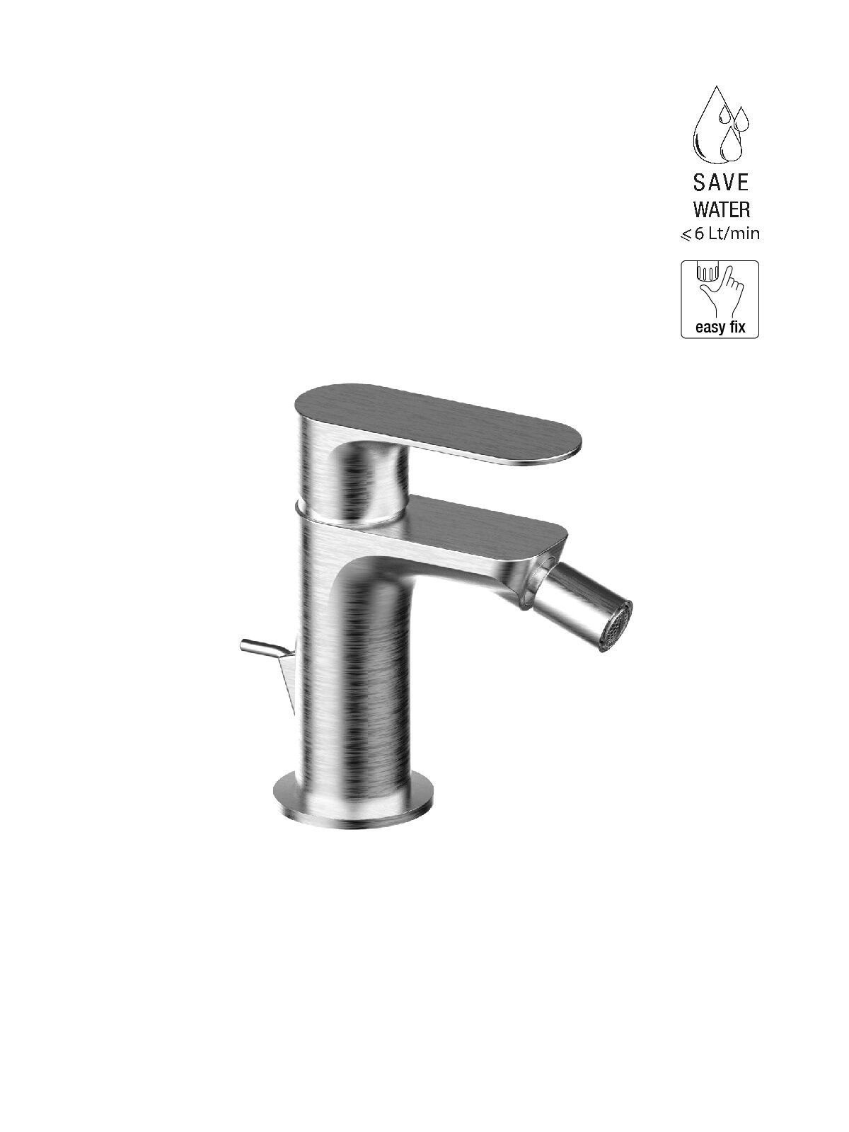 Однорычажный смеситель для биде с ограничителем расхода Rubinetterie Frattini Lea ARCH-00120499 - Вид №5