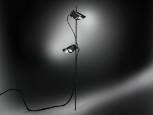 Анодированный алюминиевый поворотный напольный светильник