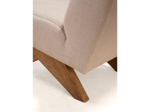 Тканевое кресло без подлокотников